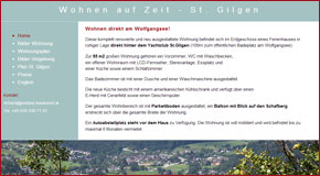 Wohnen auf Zeit St. Gilgen